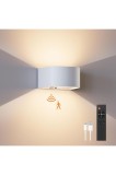 Lămpi de perie cu senzor de mișcare, telecomandă, 3 culori, lustre LED de perie pentru interior cu iluminare &icirc;n sus și &icirc;n jos