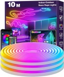 Cumpara ieftin Banda LED Neon 10m, LETIANPAI, RGB Multicolor, Control App &amp; Telecomanda, Sincronizare Muzica, IP65