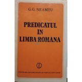 G. G. Neamtu - Predicatul in limba romana (editia 1986)