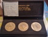 Rusia, URSS, Russia, set 3 monede in cutie plusata, Y#217, 218, 219,, Europa