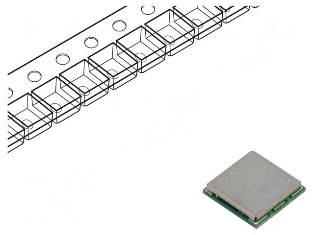 Modul GNSS &plusmn;1m NMEA AG3335M I2C UART SMD 10x10mm