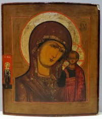 Maica Domnului din Kazan si Sf. Ana, Scoala Rusa, Secol XIX