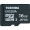 Card memorie Toshiba Exceria microSDHC tip HD 16 GB clasa 10