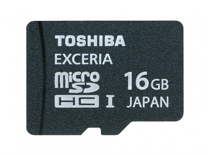 Card memorie Toshiba Exceria microSDHC tip HD 16 GB clasa 10