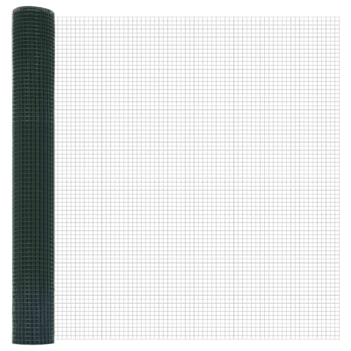 Gard din sarma sudata Verde 1.2 x 10 m Otel