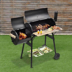 2 in 1 Gratar carbune BBQ si Smoker