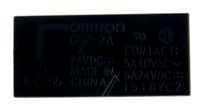 24VDC 5A-40VAC RELAIS, 2 SCHLIESSER G5Z-2A 24 VDC OMRON foto