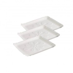 Tavite OTI T6, 13.5x19.5 cm, 100 Buc/Set, Carton Alb Duplex 300 g/m?, Tavite Unica Folosinta, Tavite de Carton, Tavite din Carton, Tavite de Carton Pa foto