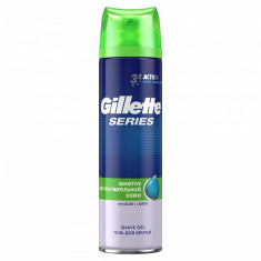 Gel de ras Gillette Series Sensitive, 200 ml foto