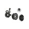 Cupla magnetica ambreiaj compresor A/C diametru 96 mm cu 6 caneluri, tip Visteon Scroll90v Ford Fiesta JHS 2002-2008, Focus 1998-2004; Fusion 2002-,