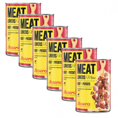 Josera Meat Lovers Menu Carne de vită cu cartofi 6 x 800 g foto