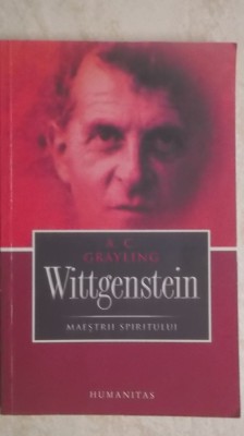 Anthony C. Grayling - Wittgenstein (vezi detalii pentru livrare in tara) foto