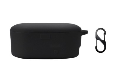 Husa din silicon marca THD pentru protectia castilor Skullcandy Push TWS, culoarea negru foto