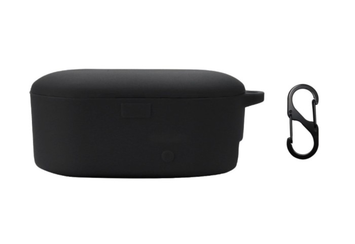 Husa din silicon marca THD pentru protectia castilor Skullcandy Push TWS, culoarea negru