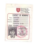 Carnet de membru Serviciul de ajutor maltez in Romania, 1998, stare buna