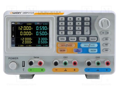 Alimentator de laborator programabil OWON 0-30VDC 0-12A 0-3A foto