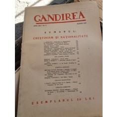Gandirea Anul XIX Nr. 3 - Martie 1940