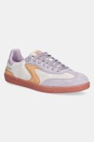 Skechers sneakers din nubuc HOTSHOT femei, culoarea violet, 185234