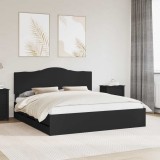 Cumpara ieftin Cadru de pat cu sertar Negru 180 x 200 cm Lemn Ingineresc