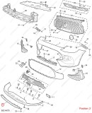 Capac bara fata MG HS, 11.2020-10.2024, inferior,