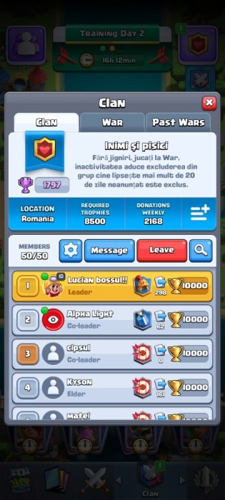 V&acirc;nd cont clash royale