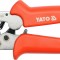 Cleste pentru sertizat conectori 0.2-6.0 mm 175 mm YATO