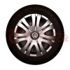 Set 4 Capace Roti VW R15 Argintii Model 317, Plastic Flexibil, Fixare Sigura, Accesorii Auto Volkswagen