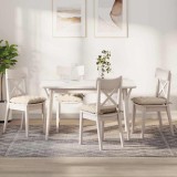 vidaXL Perne de Șezut 4 pcs Bej 40 x 40 x 6 cm Microfibră 42015180