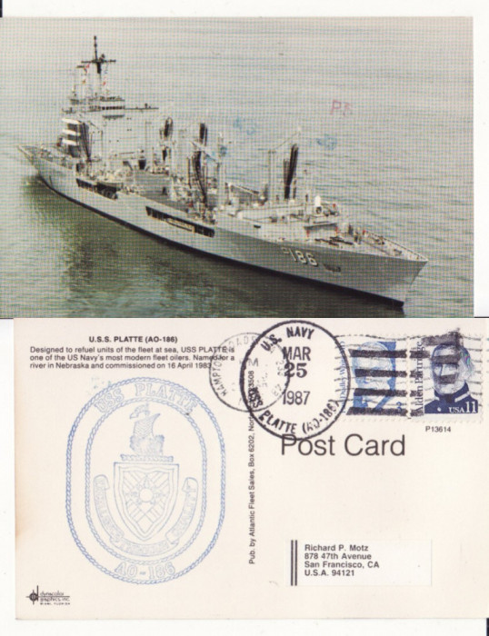 Petrolier militar USS Platte- SUA -tema vapoare de razboi
