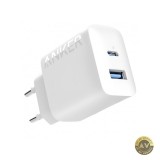 Incarcator Retea Anker 312 20W 3A 1 x USB-A - 1 x USB-C Alb A2348G21