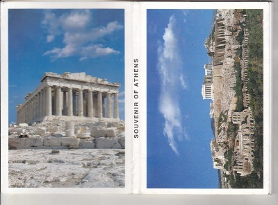 bnk cp Grecia - Atena - pliant cu 10 cp necirculate foto