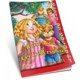 Carte de colorat si povesti , Bucle Aurii si cei 3 ursuleti, tip A5, 16 pagini