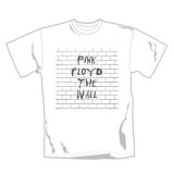 PINK FLOYD White Wall Logo (tricou), L, S