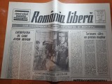 ziarul romania libera 23 martie 1990-conflictul din targu mures - octavian paler