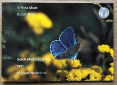 Olanda set 5 2 1/2 , 1 gulden 25 centi, 10 centi , 5 centi 1991 UNC PROMO foto