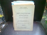 Drept Constitutional Administrativ - Dem. P. Toader, Editia V, 1942, Carte Veche Drept Administrativ