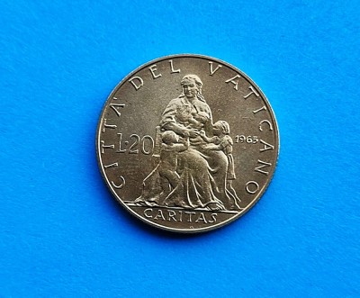 20 Lire 1965 Vatican-UNC-RAR foto