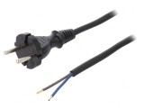 Cablu Electric 2x1mm2 3m Negru 16A