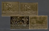 Sharjah.1968 Olimpiada de vara MEXIC hartie METALICA GY.88, Nestampilat