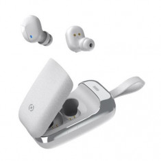 Casti True Wireless Celly Buds Eardrops FLIP1WH, Bluetooth, Microfon, Touch Control (Alb)