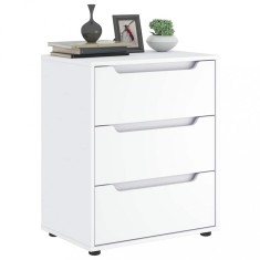 vidaXL Bufetă &bdquo;VISNES&rdquo; alb 60x40x73 cm lemn prelucrat 4108284