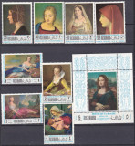 DB1 Pictura Ras al Khaima Ziua Mamei 8 v. + SS MNH, Nestampilat