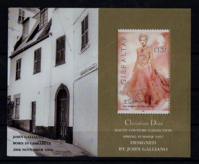 Gibraltar 1997 - Christian Dior, moda, colita neuzata foto