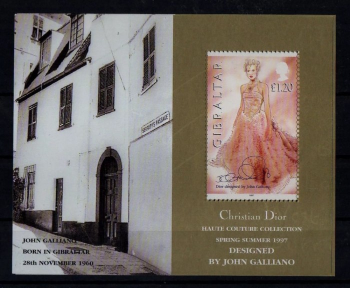 Gibraltar 1997 - Christian Dior, moda, colita neuzata