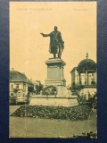 1908 - Targu Mures, statuia Kossth si fantana Bodor (jud. Mures)