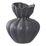 Vază House Nordic din Ceramică Neagră Mată, &Oslash;17,2x19,4 cm