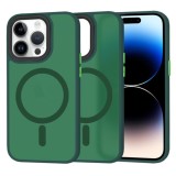 Husa pentru iPhone 14 Pro - Techsuit HaloFrost&nbsp;MagSafe Series - Midnight Green