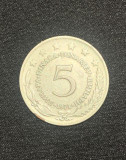 Moneda 5 dinari 1971 Iugoslavia