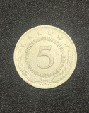 Moneda 5 dinari 1971 Iugoslavia, Europa