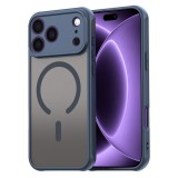 Husa Asteroid GSM HaloFrost II MagSafe pentru iPhone 18 Pro / 17 Pro, Bleumarin